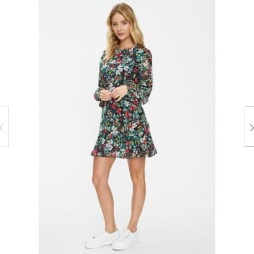 Cooper St Dream Fitted Long Sleeve Mini Dress